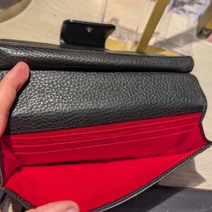 Vivienne Westwood Y2K Orb Clasp Leather Wallet